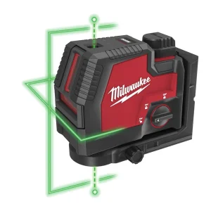 Poziomica laserowa Milwaukee L4 CLLP-301C zielona USB, ładowalna, 2 linie, 30m