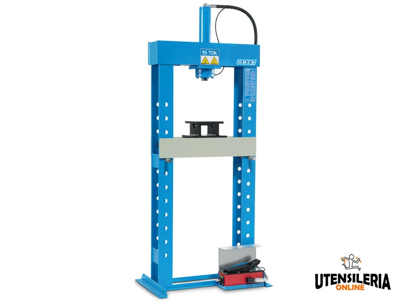Prasa hydrauliczna Omcn 155 IP 15 ton pompka nożna regulowana wysokość