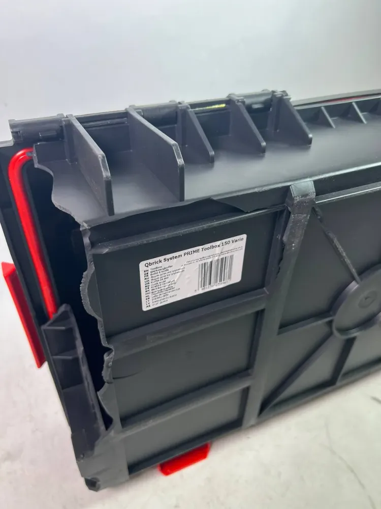 Qbrick System PRIME Toolbox 150 Vario walizka 535 x 327 x 140 mm sztaplowana 13,5 l IP66