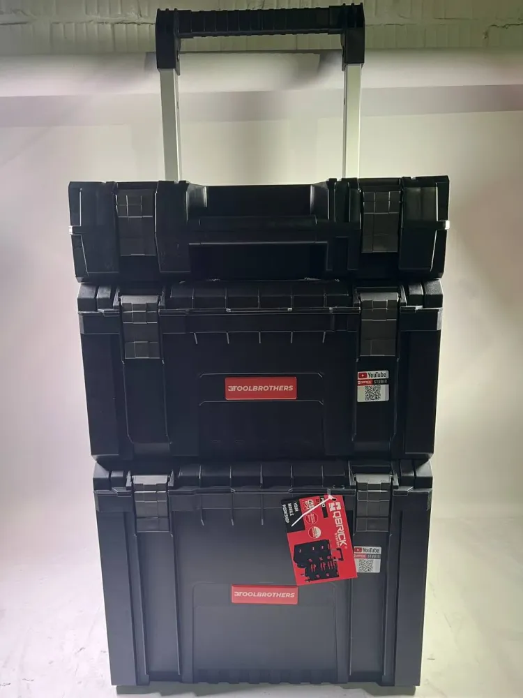 Qbrick System PRO Set 1 2.0 Plus Zestaw wózek narzędziowy + walizka narzędziowa PRO + skrzynka narzędziowa PRO + wózek PRO...