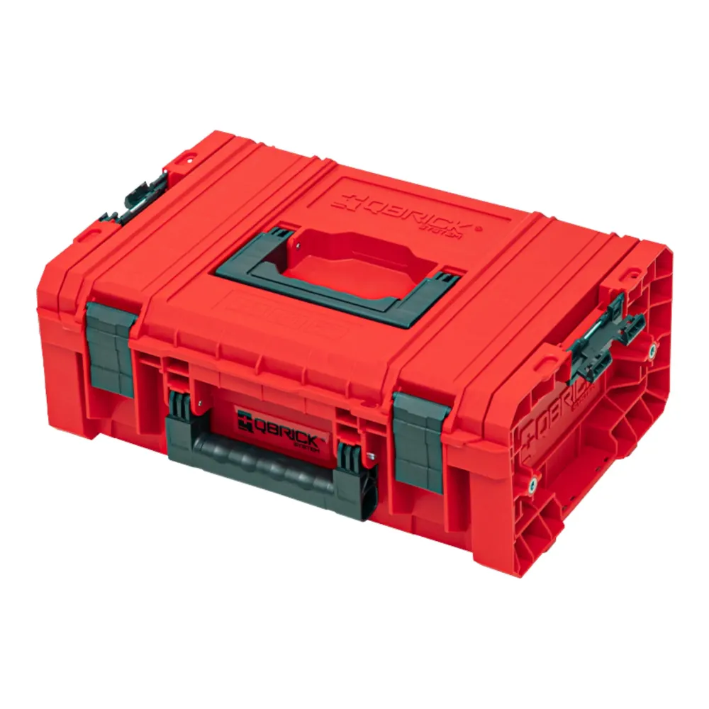 Qbrick System PRO Technik Case 2.0 RED ULTRA HD Niestandardowa walizka narzędziowa 450 x 332 x 171 mm 12 litrów sztaplowan...