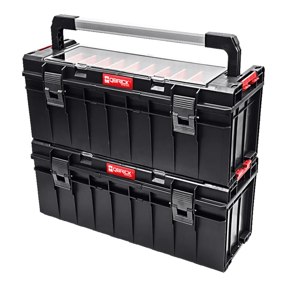 Qbrick System PRO 700 Expert sztaplowalny 650 x 270 x 272 mm 29l IP54 z 11 przegrodami