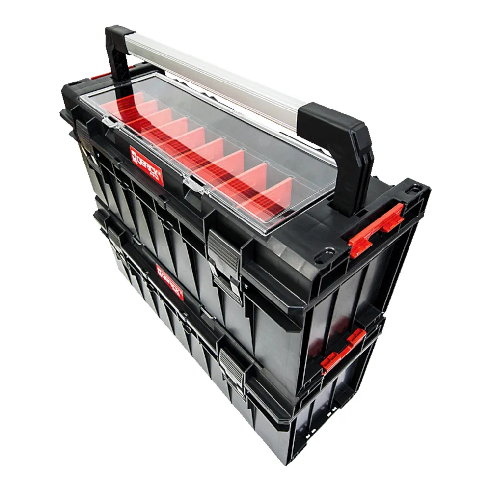 Qbrick System PRO 700 Expert sztaplowalny 650 x 270 x 272 mm 29l IP54 z 11 przegrodami