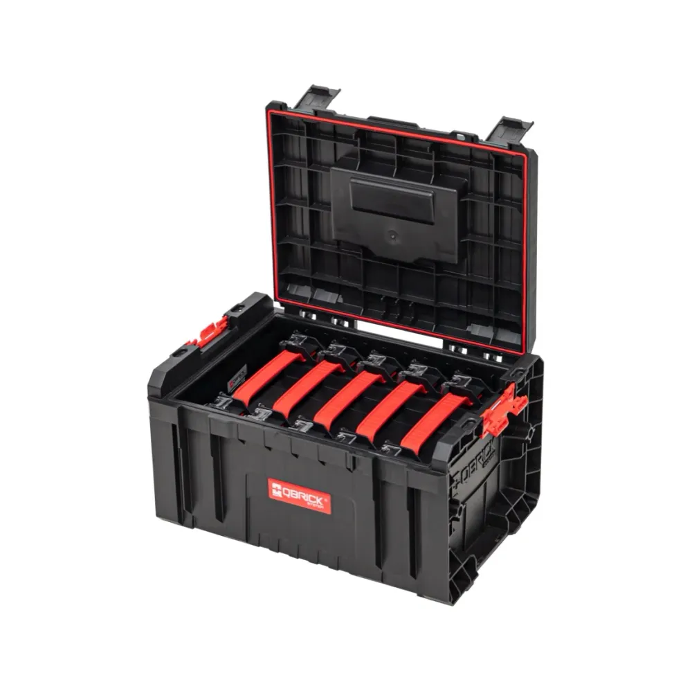 Qbrick System PRO Toolbox 2.0 Skrzynka narzędziowa 450 x 334 x 240 mm 19 l z możliwością sztaplowania IP54 + 5x TWO Organi...