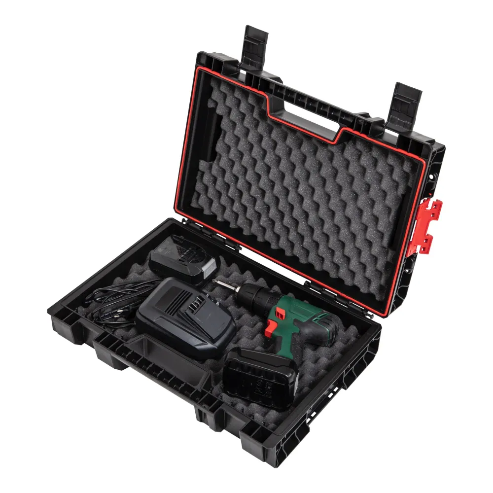 Qbrick System PRO Walizka na narzędzia z pianki ochronnej, sztaplowana 450 x 322 x 126 mm 11 litrów IP54