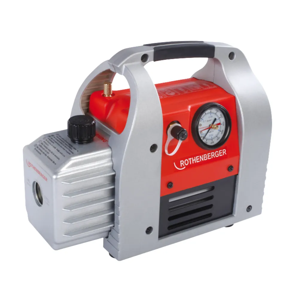 Rothenberger Roairvac R32 6.0 Dwustopniowa Pompa Próżniowa 170 l/min ze Zintegrowanym Wakuometrem