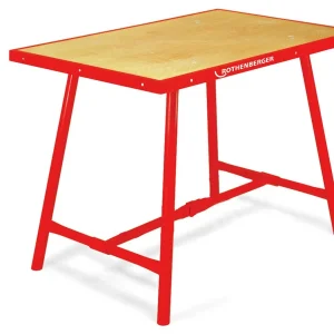 Rothenberger Stół roboczy kowalski składany 1000x700x835mm - Czerwony jaskrawy