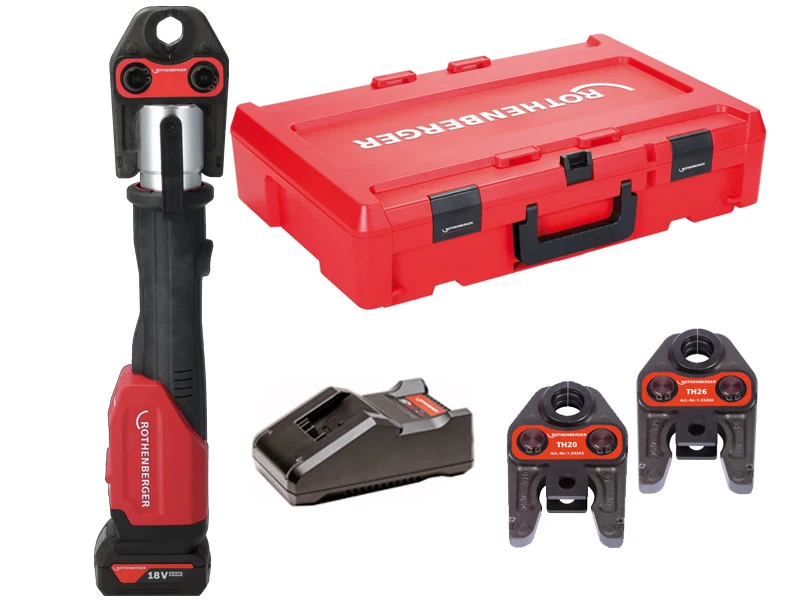 Rothenberger Romax 4000 AMPShare Zaciskarka Akumulatorowa + Szczęki TH 16-26mm