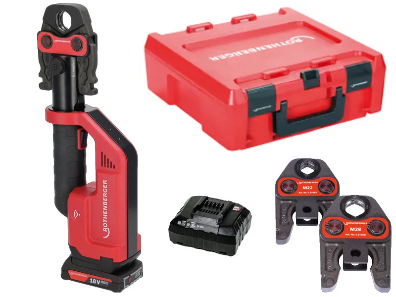 Rothenberger Romax Compact III AMP Prasa Elektrohydrauliczna 18V z 3 Szczękami M