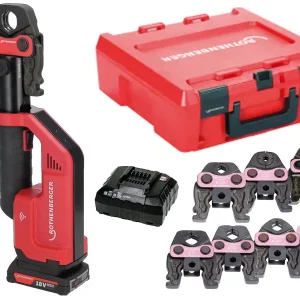 Rothenberger Romax Compact III Prasa elektrohydrauliczna 18V AMPShare Bluetooth
