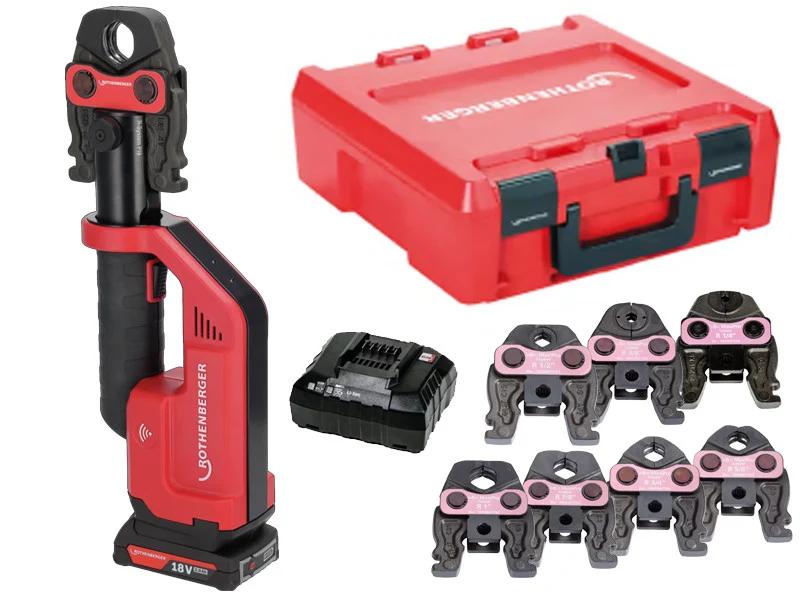 Rothenberger Romax Compact III Prasa elektrohydrauliczna 18V AMPShare Bluetooth