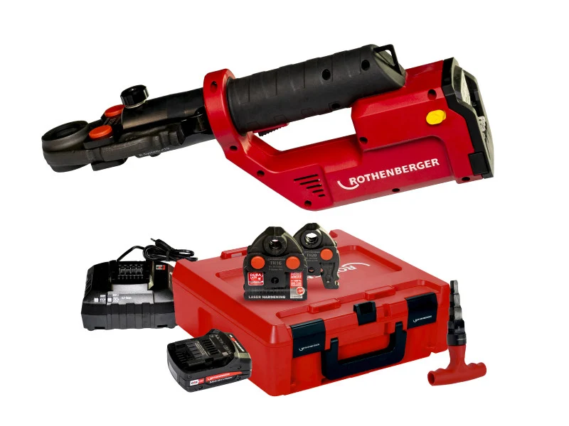 Rothenberger Romax Compact III Zagniatarka elektrohydrauliczna 18V + Szczęki TH16-20-26