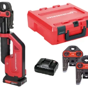 Rothenberger TH Romax Compact III Zagęszczarka elektrohydrauliczna 18 V + 3 szczęki