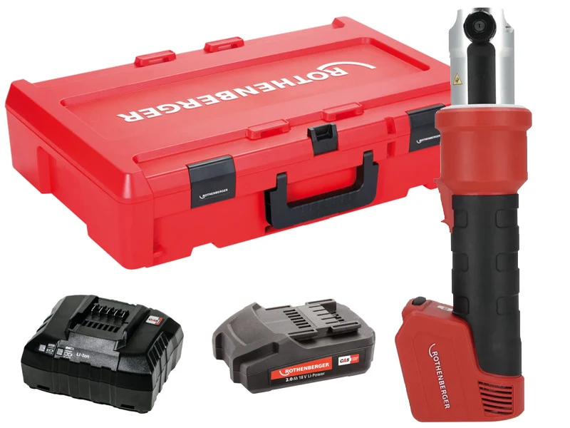 Rothenberger Romax Nano CAS Zaciskarka 18V Akumulator 2 Ah i Ładowarka