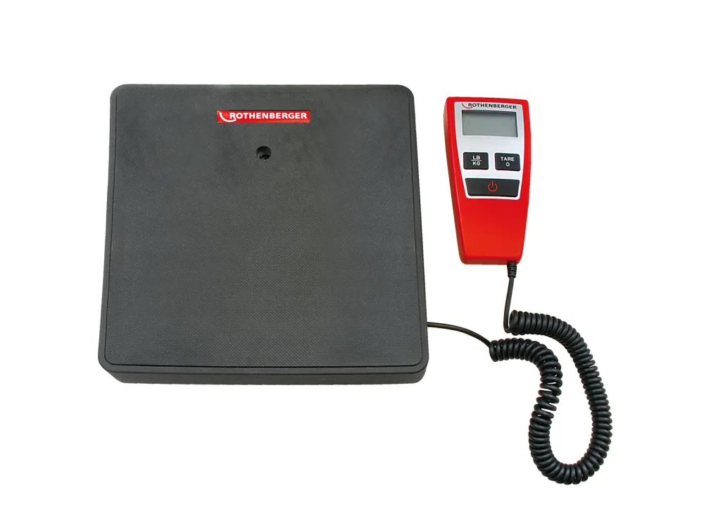 Rothenberger Roscale 120 Cyfrowa Waga Precyzyjna do Gazu Chłodniczego - 120kg