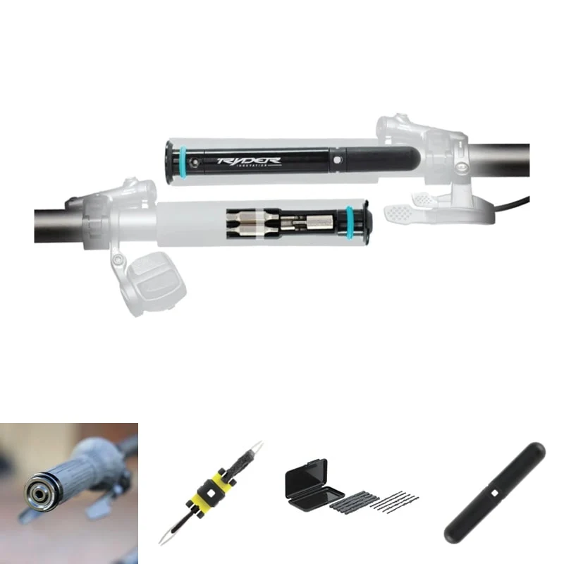 Zestaw do naprawy bezdętkowej: SLUG PLUG i multitool 11w1 do wnętrza kierownicy RYDER INNOVATION