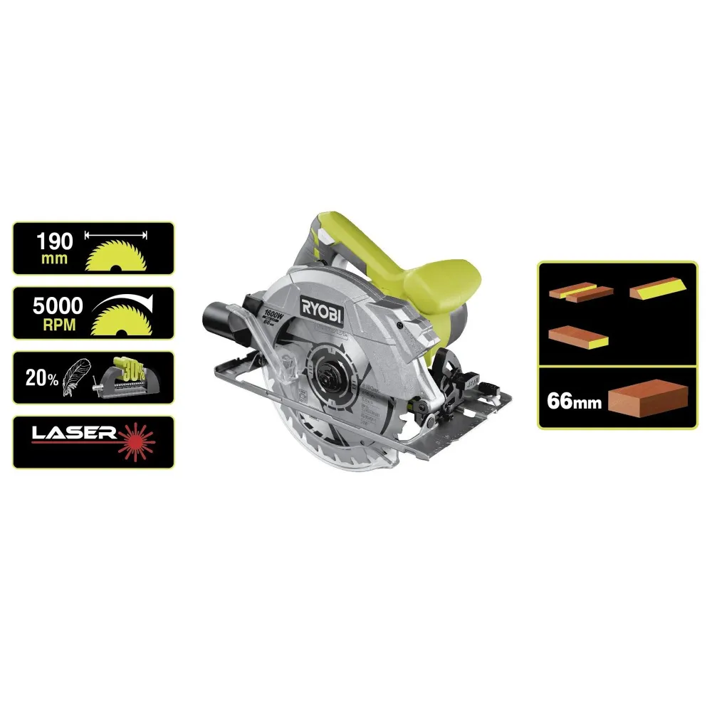 Pił tarczowa Ryobi RCS1600-K 1600W