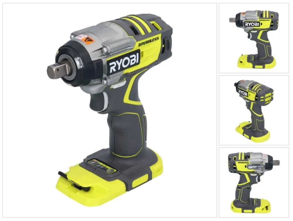 RYOBI R18IW7-0 ONE+ Akumulatorowy klucz udarowy 18 V 270 Nm 1/2" Brushless Solo ( 5133004220 ) - bez akumulatora, bez łado...