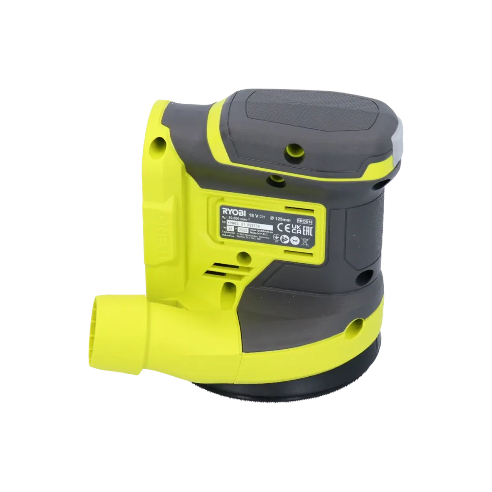 RYOBI RROS18-0 akumulatorowa szlifierka oscylacyjna solo 18 V 125 mm ( 5133005393 ) - bez akumulatora, bez ładowarki