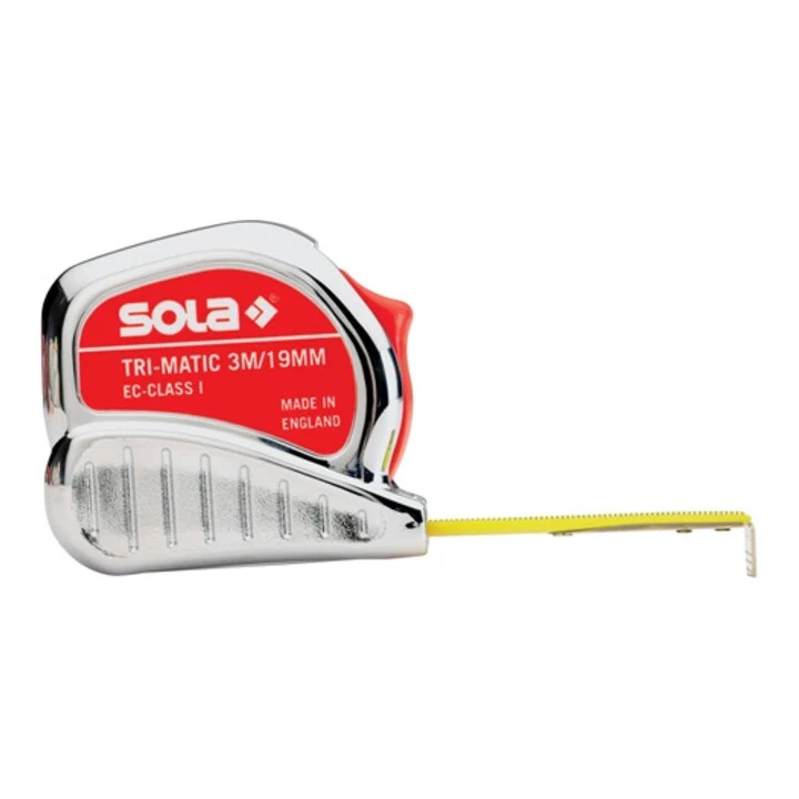 SOLA kieszonkowa taśma miernicza TRI-MATIC długość 3 m szerokość 13 mm mm/cm ( 4000855089 )