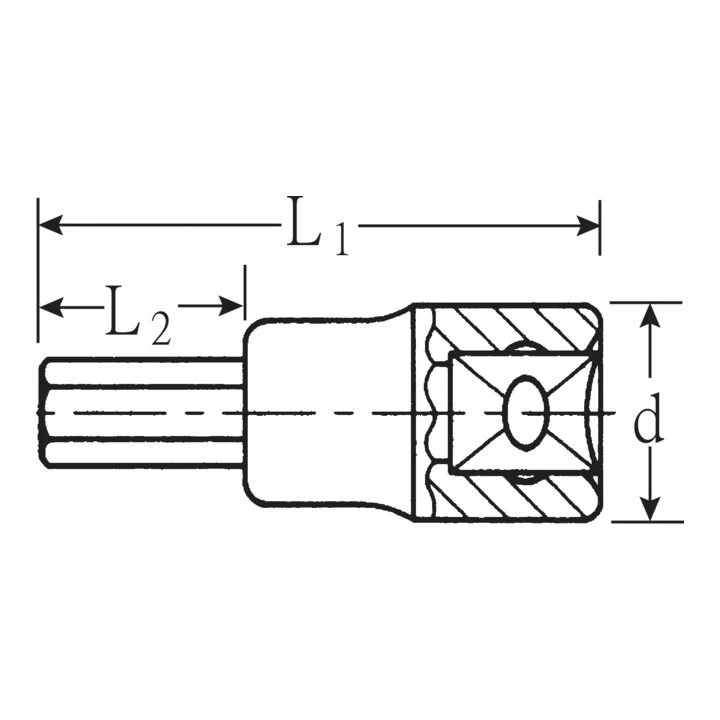 STAHLWILLE Gniazdo 54 1/2 ″ sześciokątne ( 4000826403 )