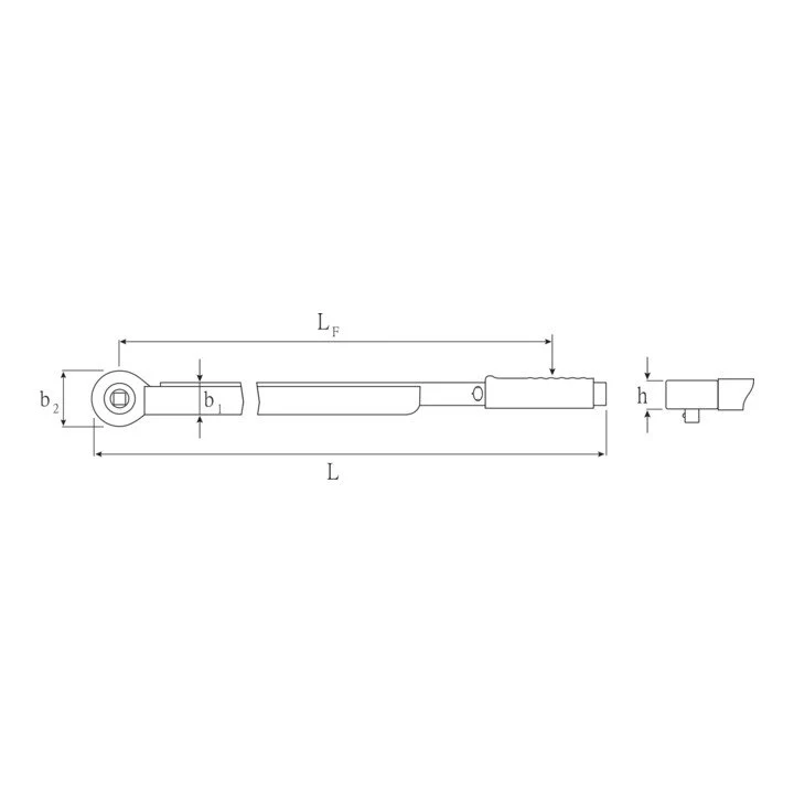 Klucz dynamometryczny STAHLWILLE 721NF/100 3/4 ″ 200 - 1000 Nm ( 4000826512 )