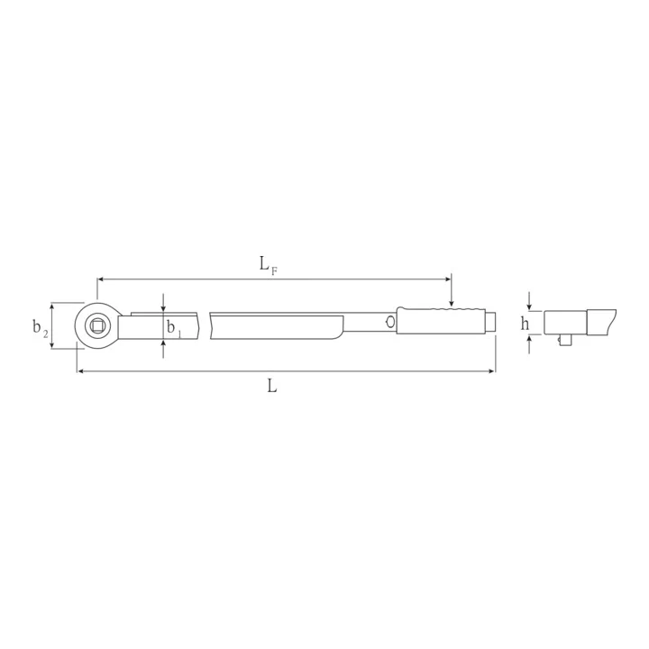 Klucz dynamometryczny STAHLWILLE 721NF/80 3/4 ″ 160 - 800 Nm ( 4000826511 )