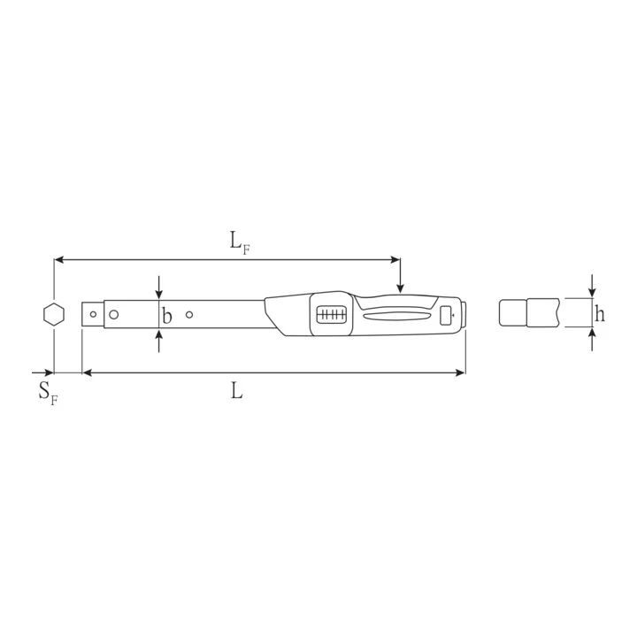 Klucz dynamometryczny STAHLWILLE 730/65 Fix 130 - 650 Nm ( 4000826532 )