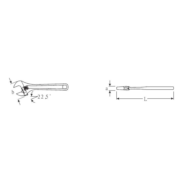 STAHLWILLE Klucz płasko-oczkowy 4026 max. 30 mm ( 4000826641 )