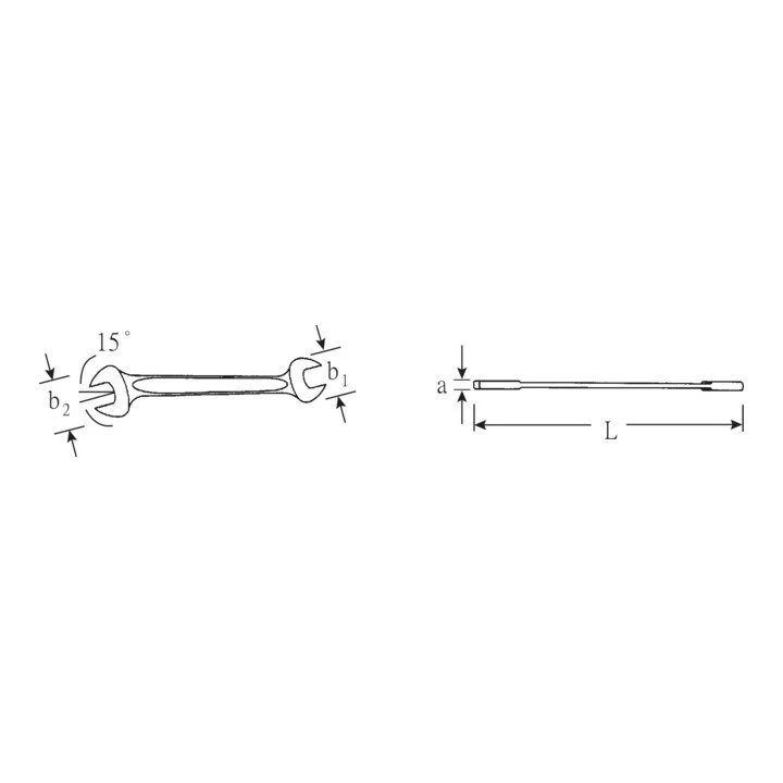 STAHLWILLE podwójny klucz płaski MOTOR 10 5,5 x 7 mm długość 120 mm ( 4000826142 )