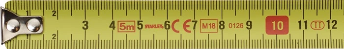 Miara kieszonkowa Stanley PowerLock(R) ( 4000855110 ) długość 3 m szerokość 12,7 mm mm/cm