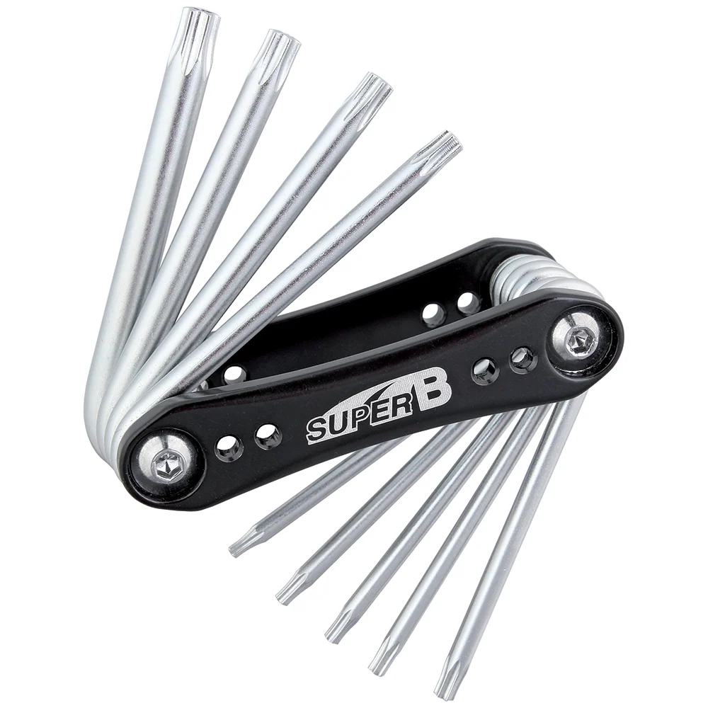 Multitool Klucz Torx 9 Składany Rozmiar: od 7 do 30mm Czarny SUPER-B
