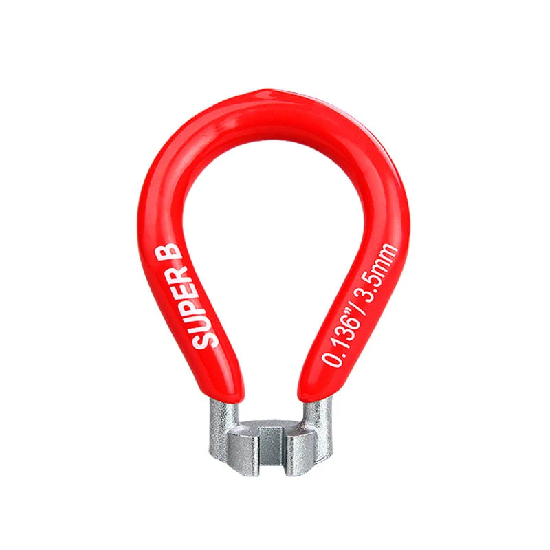 Pojedynczy ściągacz szprych 3,5mm/0,136" Czerwony SUPER-B