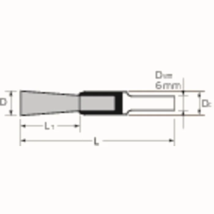 Szczotka PFERD PBGS INOX ( 8000432691 ) Ø 10 mm grubość drutu 0,5 mm 10000 min-¹