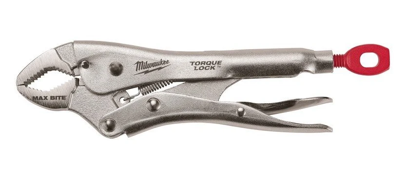Szczypce nastawne regulowane samoblokujące wygięte TORQUE LOCK 7" | 4932471732