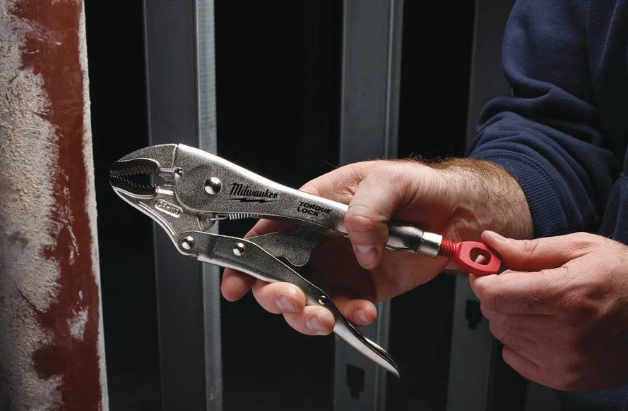 Szczypce nastawne regulowane samoblokujące wygięte TORQUE LOCK 7" | 4932471732