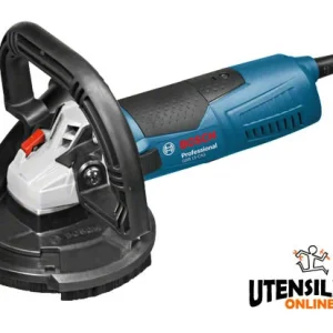 Szlifierka do betonu Bosch GBR 15 CAG 1500W, tarcza diamentowa 125mm, czarno-niebieska