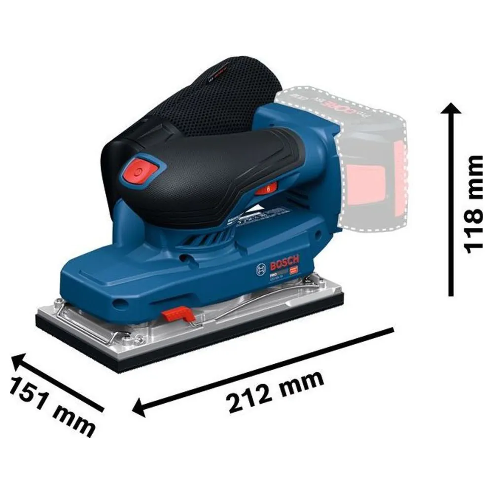 Szlifierka Bosch GSS18V-18 PRO 18 V