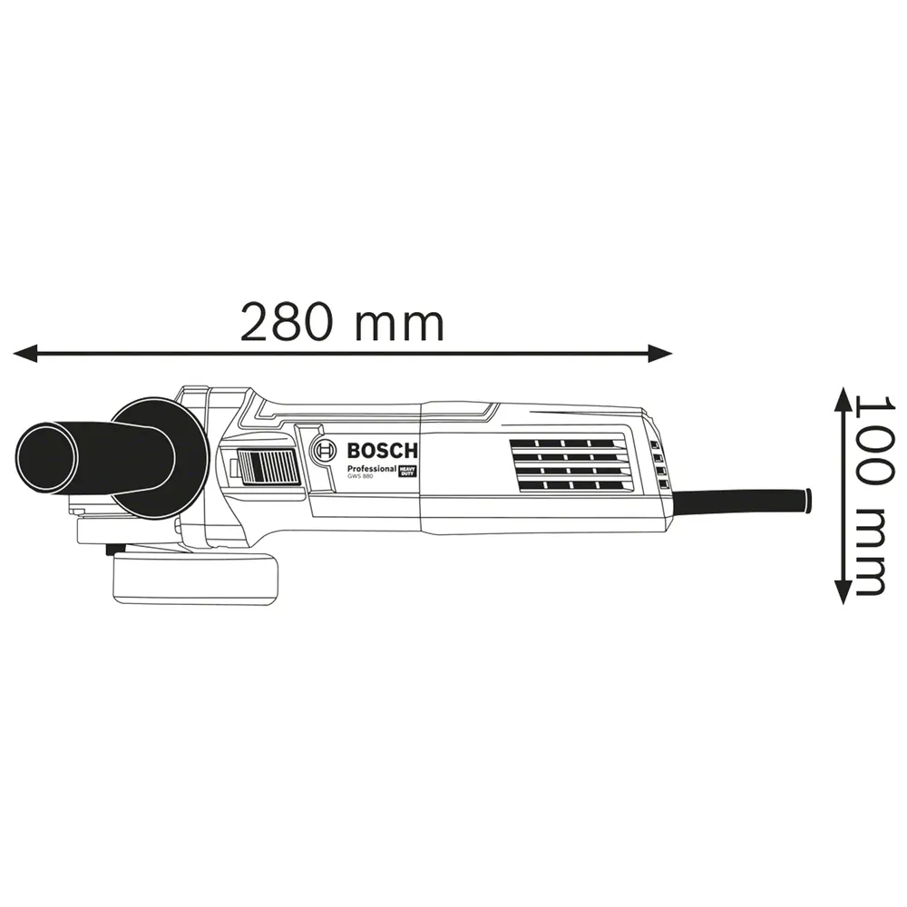 Szlifierka kątowa Bosch GWS 880 PRO 880W