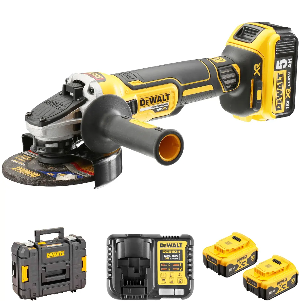 Szlifierka kątowa Dewalt DCG405P3-QW 18 V 5 Ah