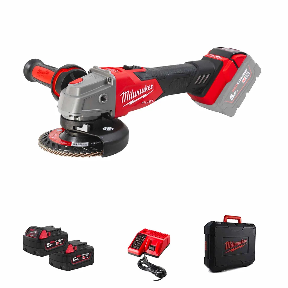 Szlifierka kątowa Milwaukee M18 FSAG125XB-502X 18 V 5 Ah