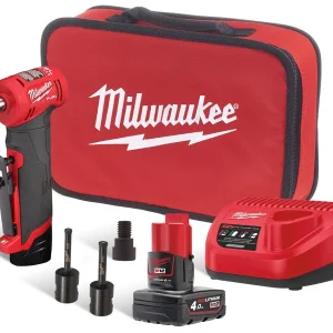 Szlifierka kątowa mini Milwaukee M12 Fuel FDGA 50mm 12V, czerwono-czarna