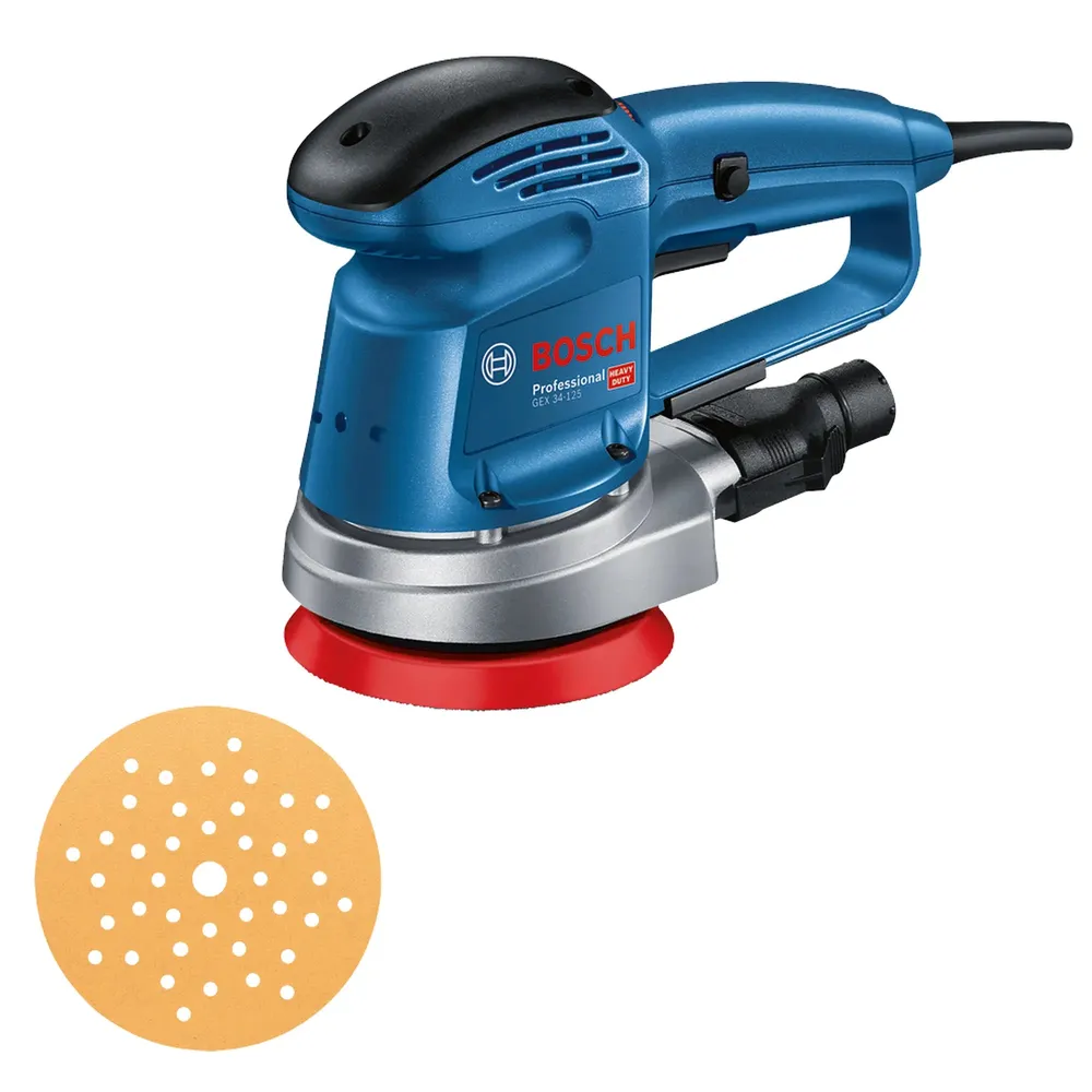 Szlifierka oscylacyjna Bosch GEX 34-125 PRO 340 W