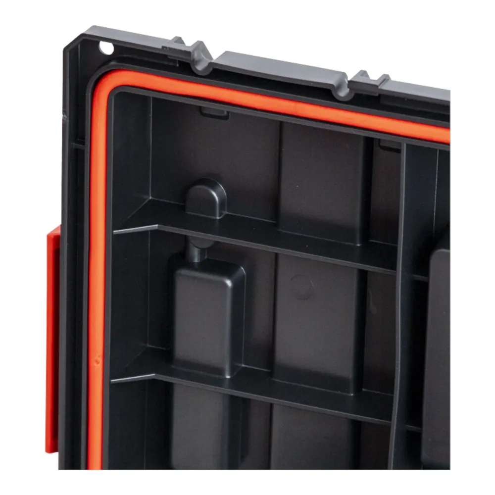 Toolbrothers RHINO XL walizka narzędziowa ECO Vario+ wysokość L 28 l IP66 z wyjmowanymi przegrodami