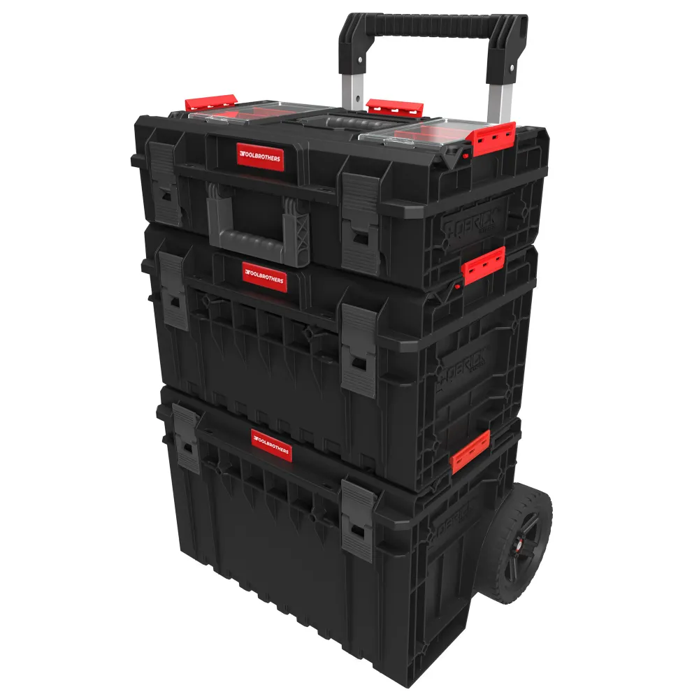 Toolbrothers RHINO XXL ECO Zestaw warsztatowy Skrzynka narzędziowa Comfort+ wysokość L + Skrzynka narzędziowa Comfort+ wys...