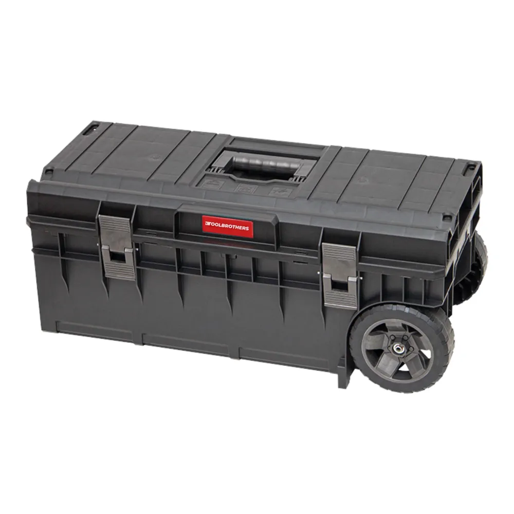 Toolbrothers RHINO XXL Trolley ECO Longer skrzynka narzędziowa Basic 50 l IP66 z kołami na metalowej osi i podwójnym uchwy...