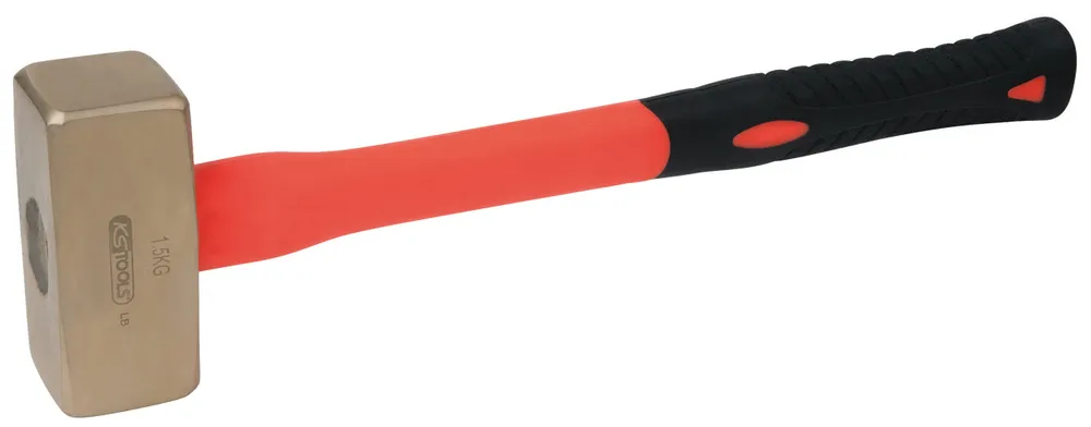 KS TOOLS BRONZEplus Fäustel 2000 g, mit Fiberglasstiel ( 963.2064 )