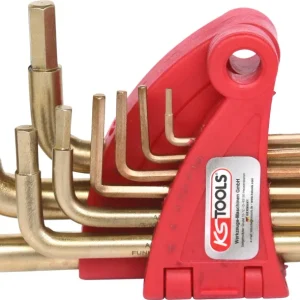 KS TOOLS BRONZEplus Innensechskant-Winkelstiftschlüssel-Satz 9-tlg ( 963.1513 )