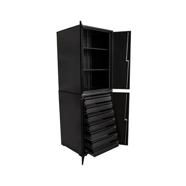 Unior - Podwójna szafka narzędziowa 949-BLACK - Czarny, wysokość 2,03 m