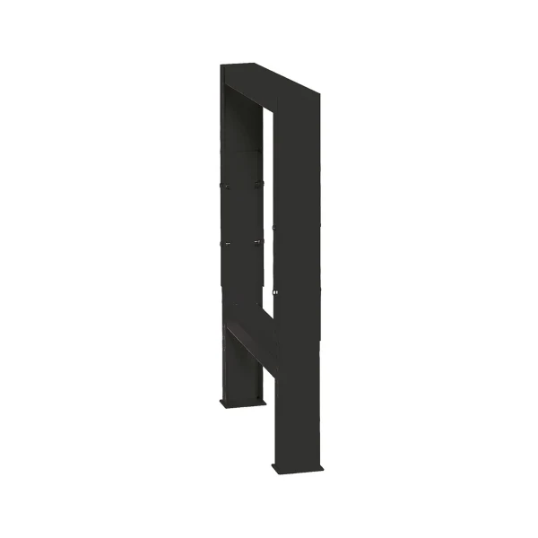 Unior - Regulowana noga 990LA-BLACK do stołu modułowego - Czarny, 100 x 650 x 690 x 1100 mm